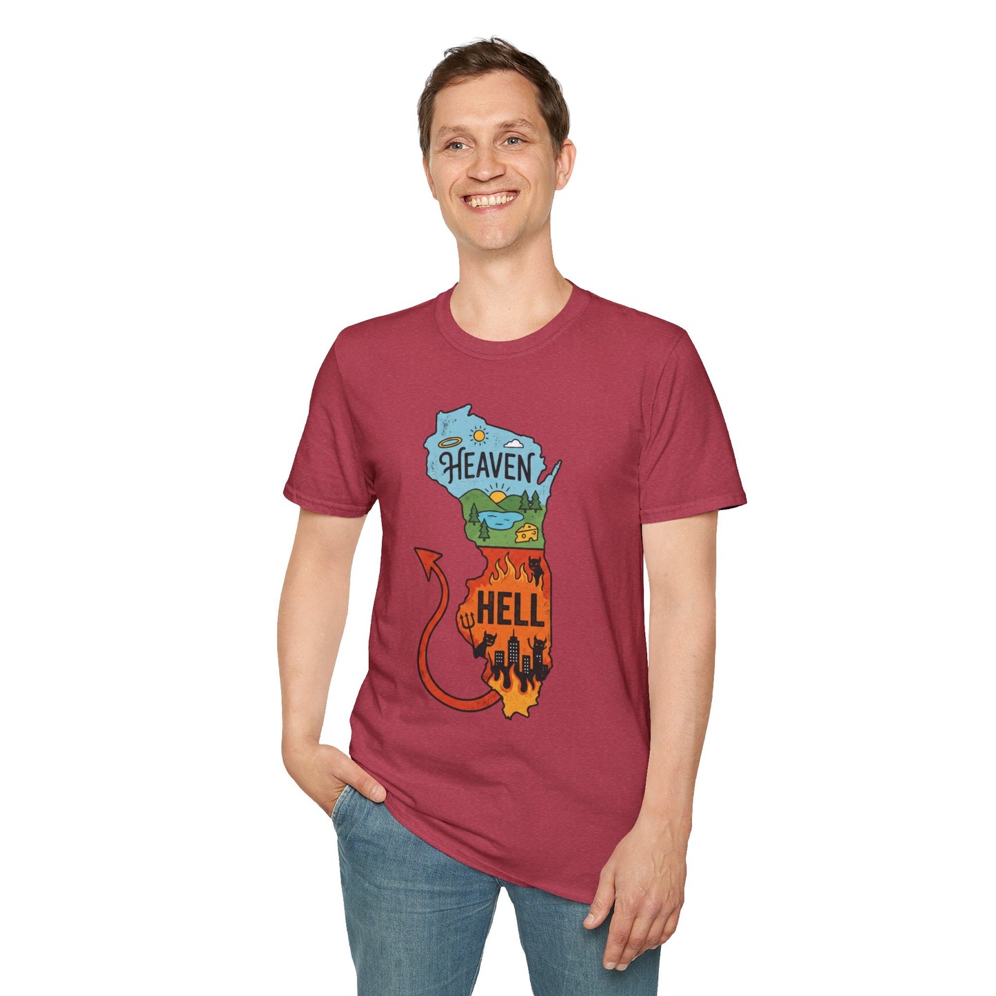 Wisconsin Heaven Illinois Hell Shirt
