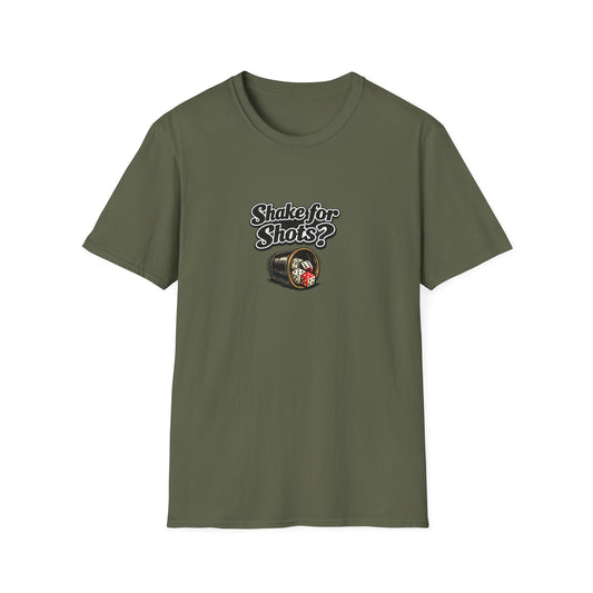 Shake for Shots? Dice Cup Party Shirt