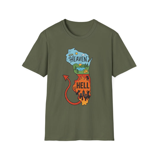 Wisconsin Heaven Illinois Hell Shirt