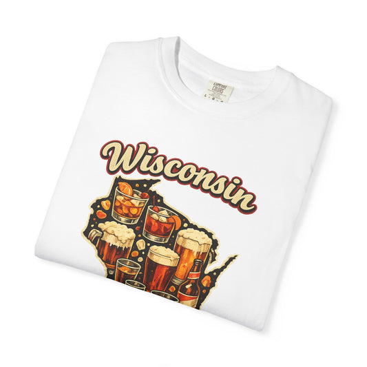 “Where Drinking Is Never a Problem” Funny Wisconsin Tee