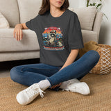 Happy Birthday ’Murica Raccoon T-Shirt – Funny Patriotic Fireworks Tee