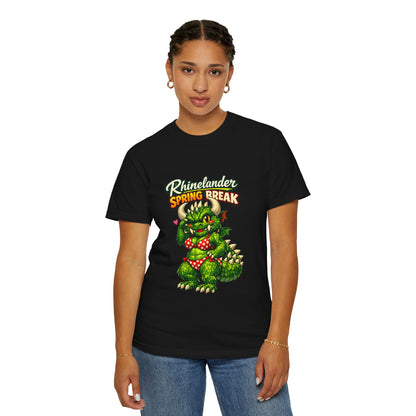 Rhinelander Spring Break Hodag Bikini Shirt – Funny Wisconsin Cryptid Tee