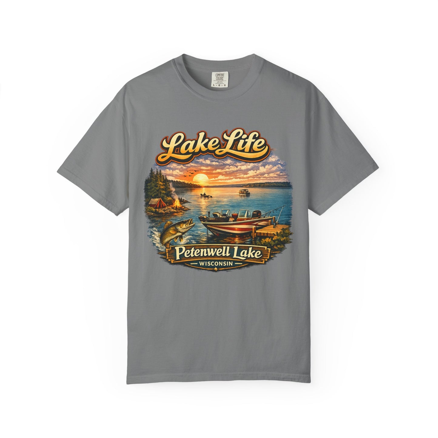 Lake Life T-Shirt – Petenwell Lake Wisconsin Vintage Tee