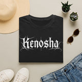 Kenosha Heavy Metal Gothic T-Shirt | Wisconsin Metalcore Style Tee | Black Graphic Shirt
