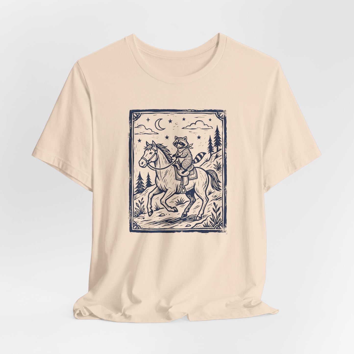Raccoon Riding Horse T-Shirt