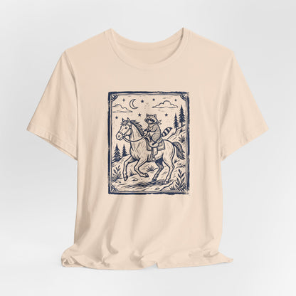 Raccoon Riding Horse T-Shirt