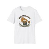 Whiskey Made Me Do It – Wisconsin Badger State T‑Shirt