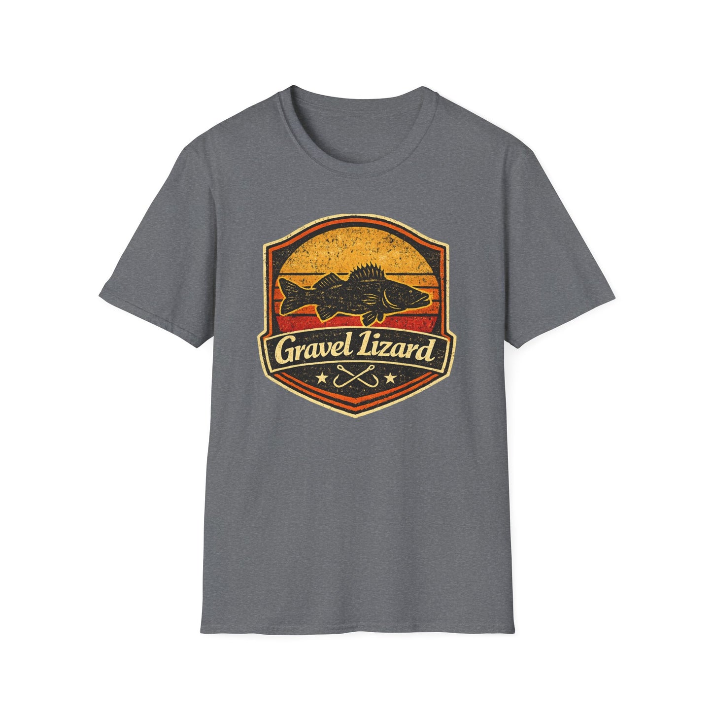 Gravel Lizard Walleye Fishing Shirt