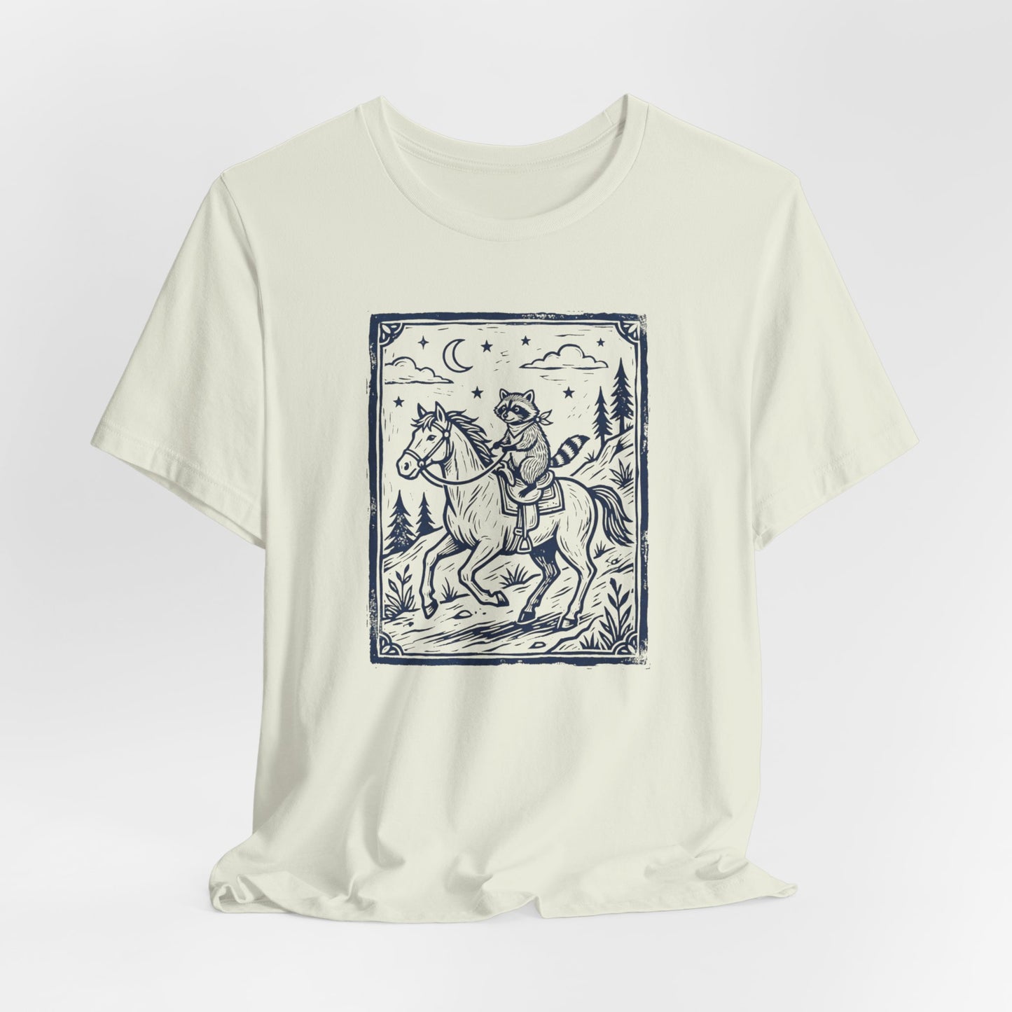 Raccoon Riding Horse T-Shirt
