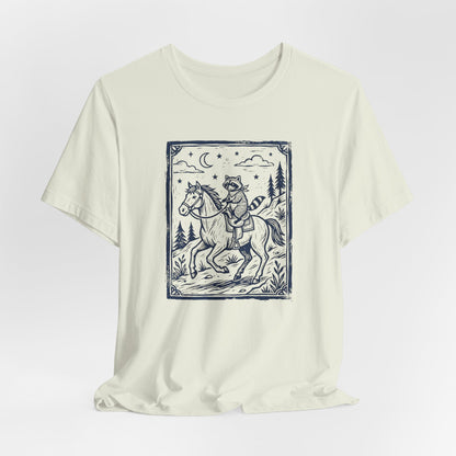 Raccoon Riding Horse T-Shirt