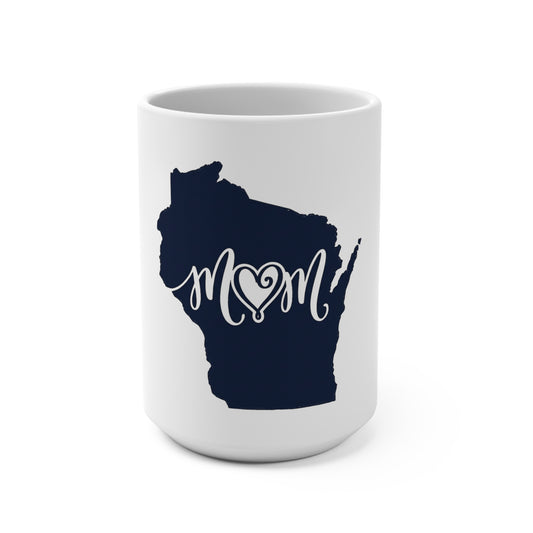 Wisconsin Mom Ceramic Mug