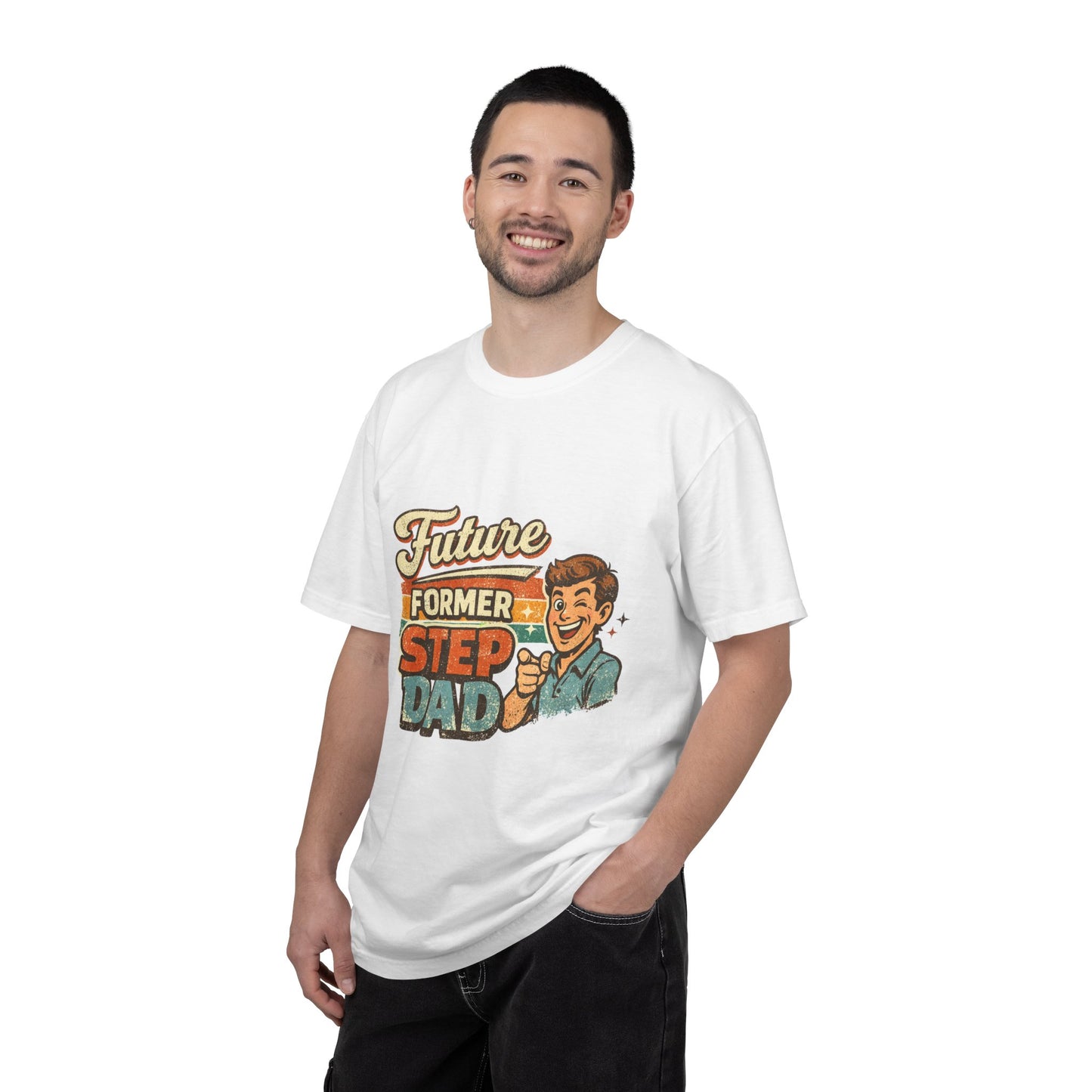 Future Former Step Dad T-Shirt — Funny Retro Tee