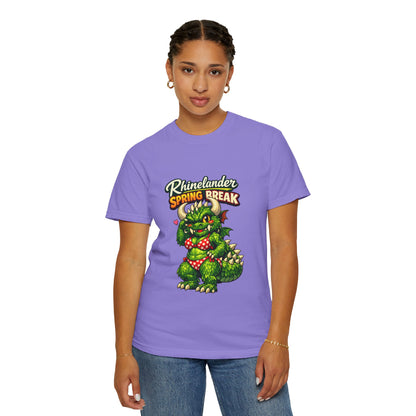 Rhinelander Spring Break Hodag Bikini Shirt – Funny Wisconsin Cryptid Tee