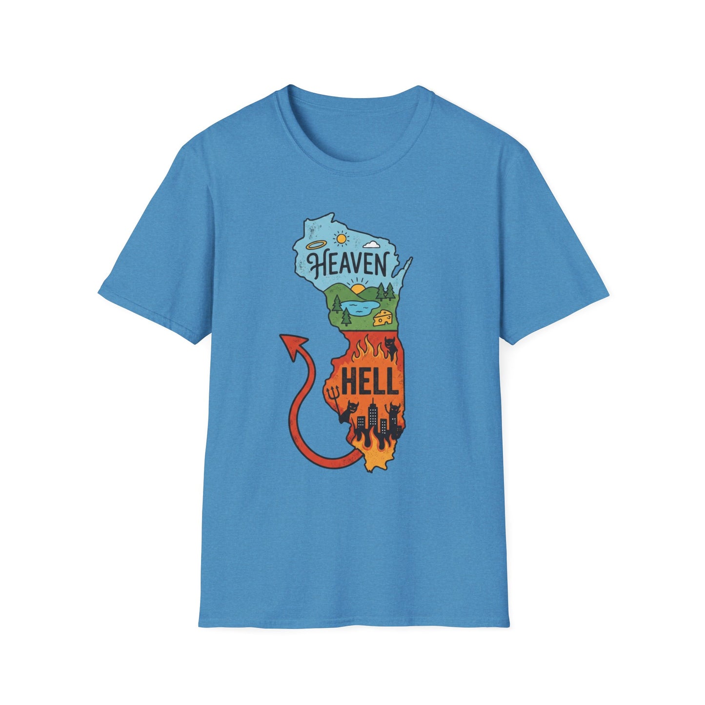 Wisconsin Heaven Illinois Hell Shirt