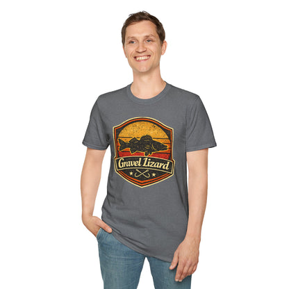 Gravel Lizard Walleye Fishing Shirt