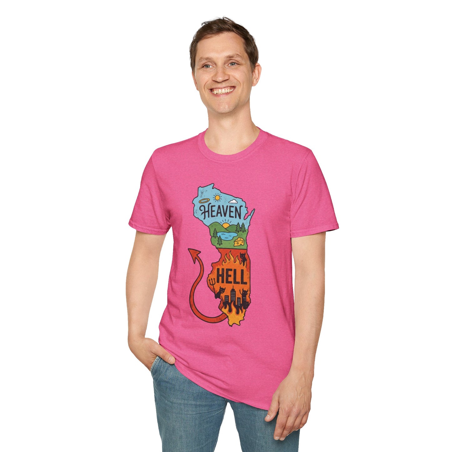 Wisconsin Heaven Illinois Hell Shirt