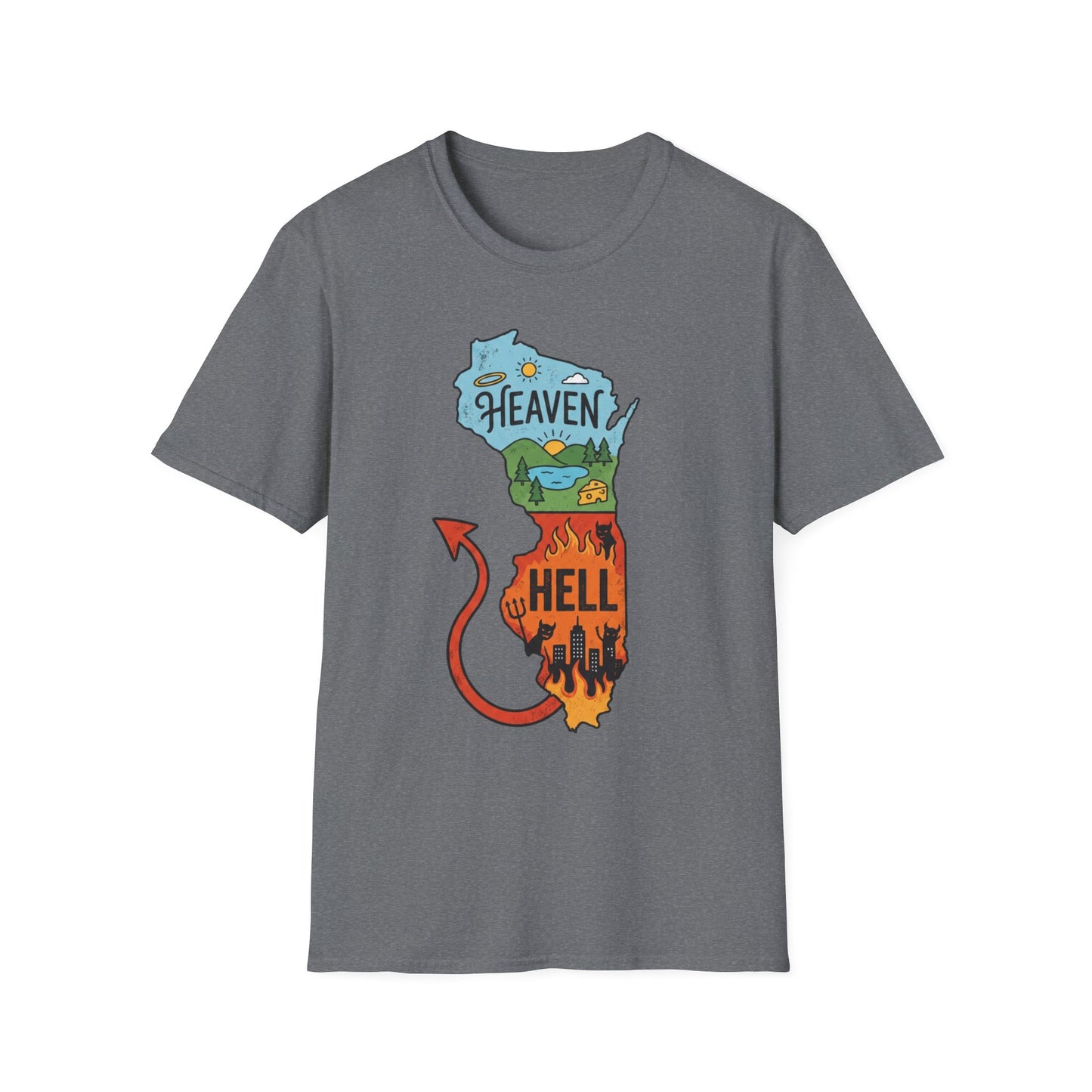 Wisconsin Heaven Illinois Hell Shirt