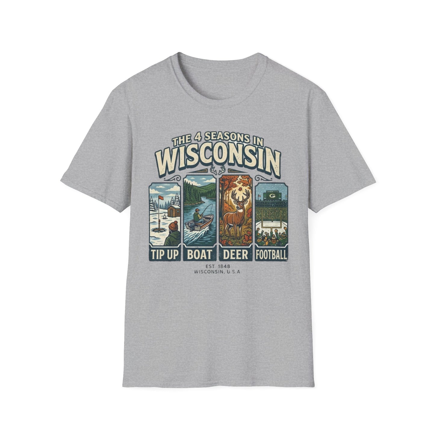 The 4 Seasons in Wisconsin T-Shirt