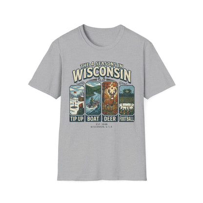 The 4 Seasons in Wisconsin T-Shirt