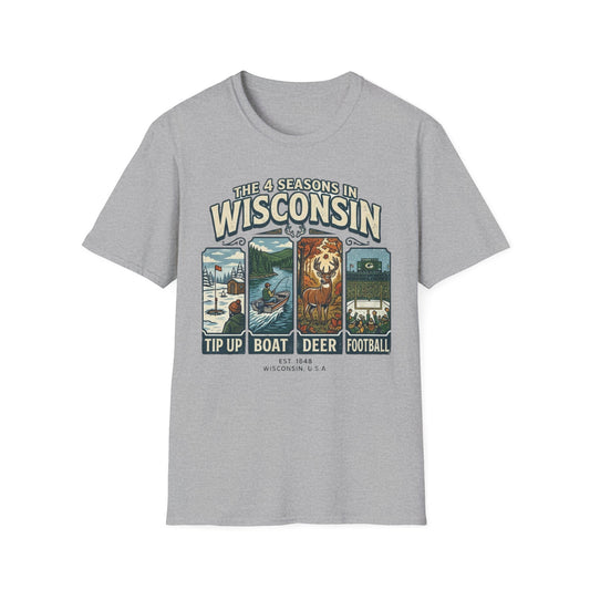 The 4 Seasons in Wisconsin T-Shirt