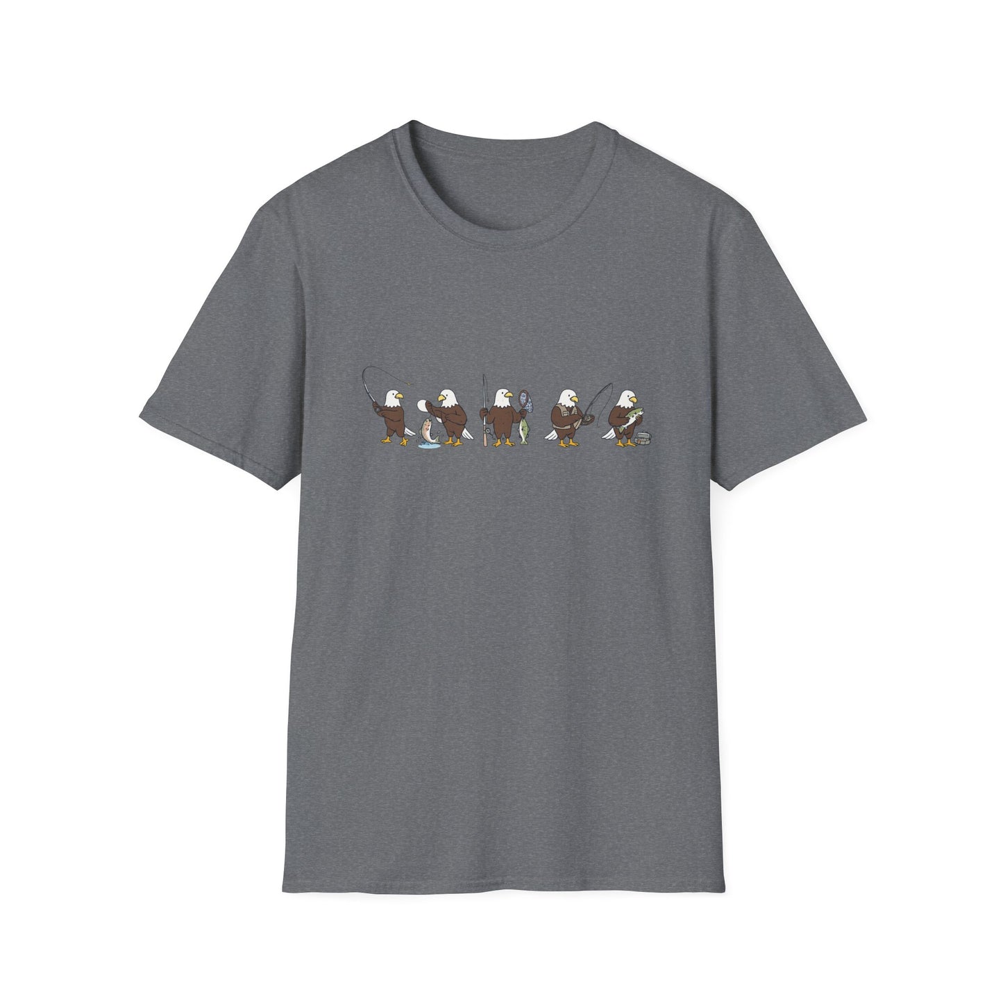 Bald Eagle Fishing Shirt