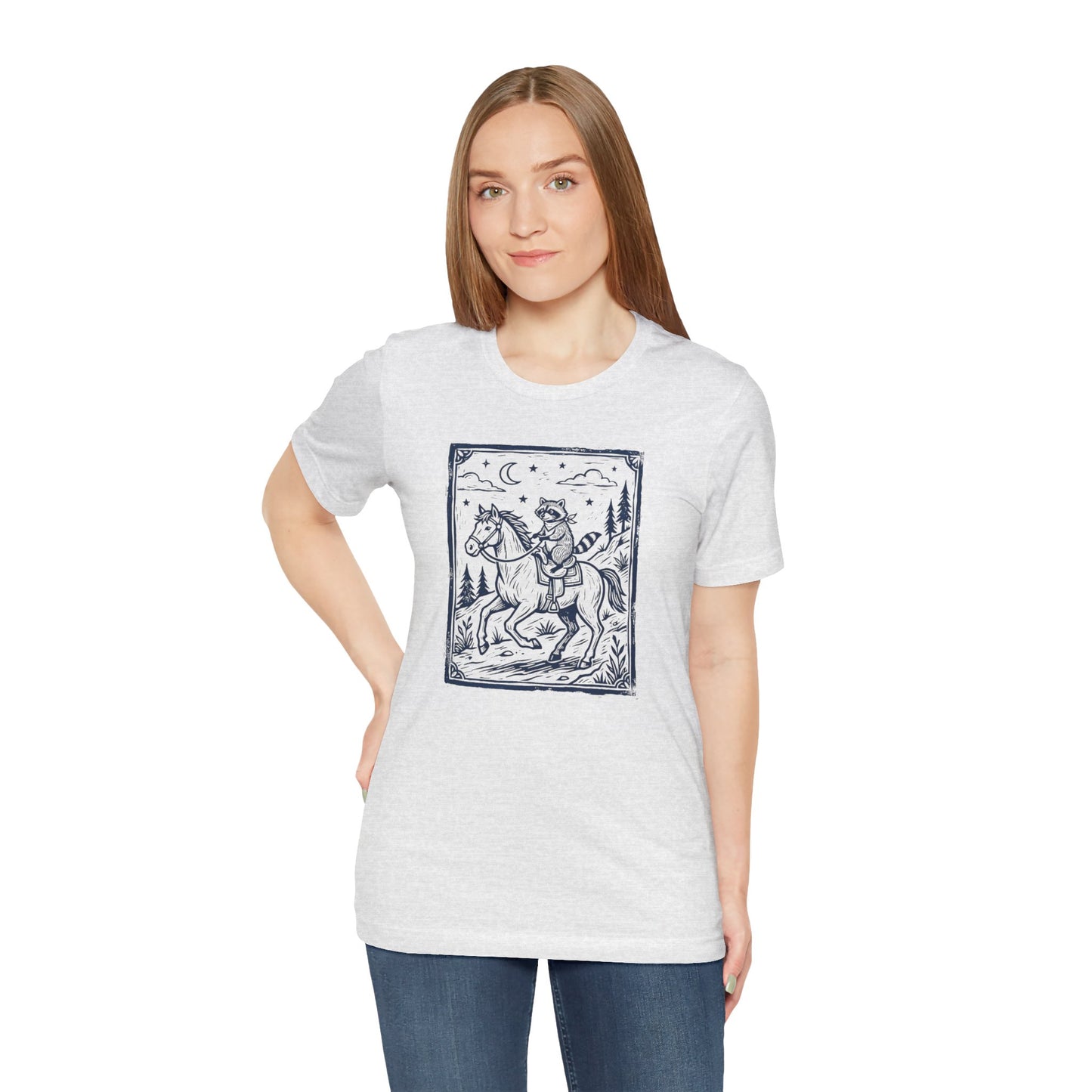 Raccoon Riding Horse T-Shirt
