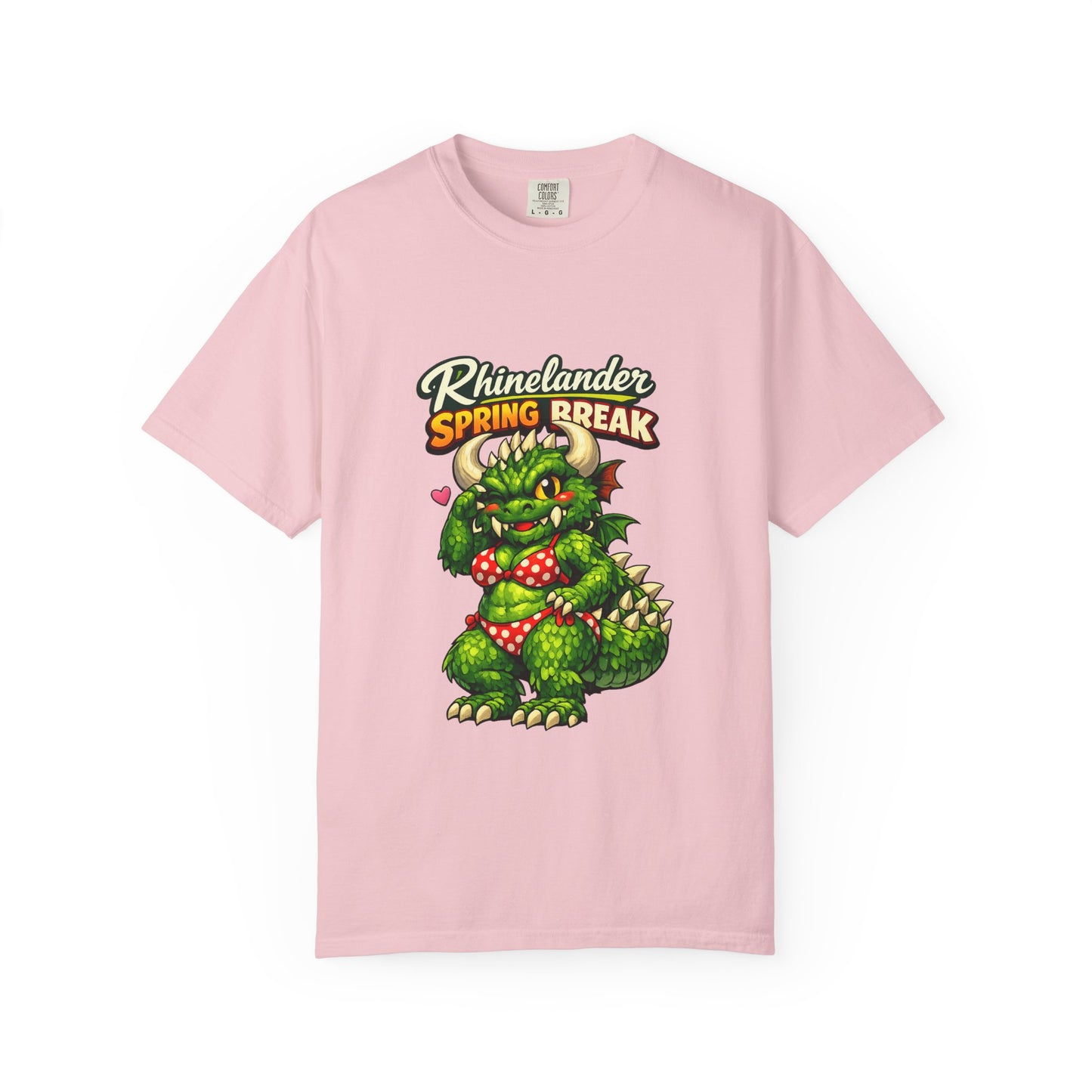 Rhinelander Spring Break Hodag Bikini Shirt – Funny Wisconsin Cryptid Tee