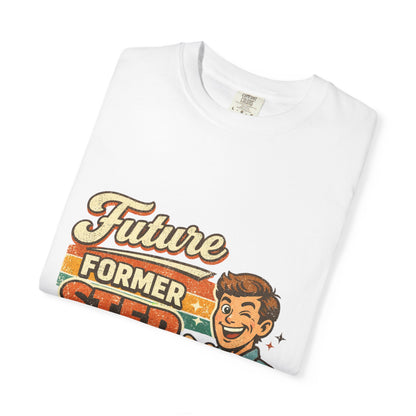 Future Former Step Dad T-Shirt — Funny Retro Tee