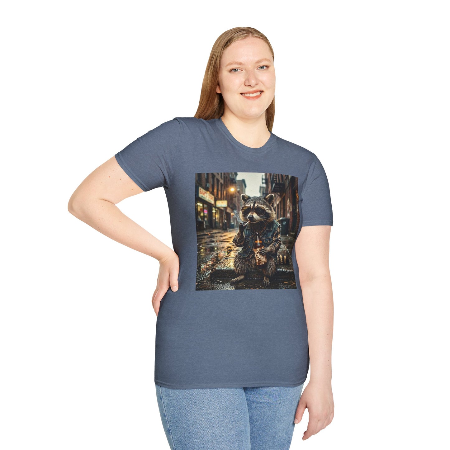 Smoking Raccoon Tee