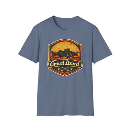 Gravel Lizard Walleye Fishing Shirt