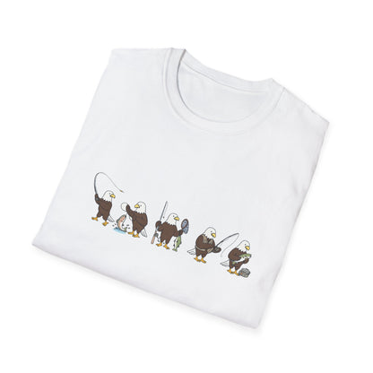Bald Eagle Fishing Shirt