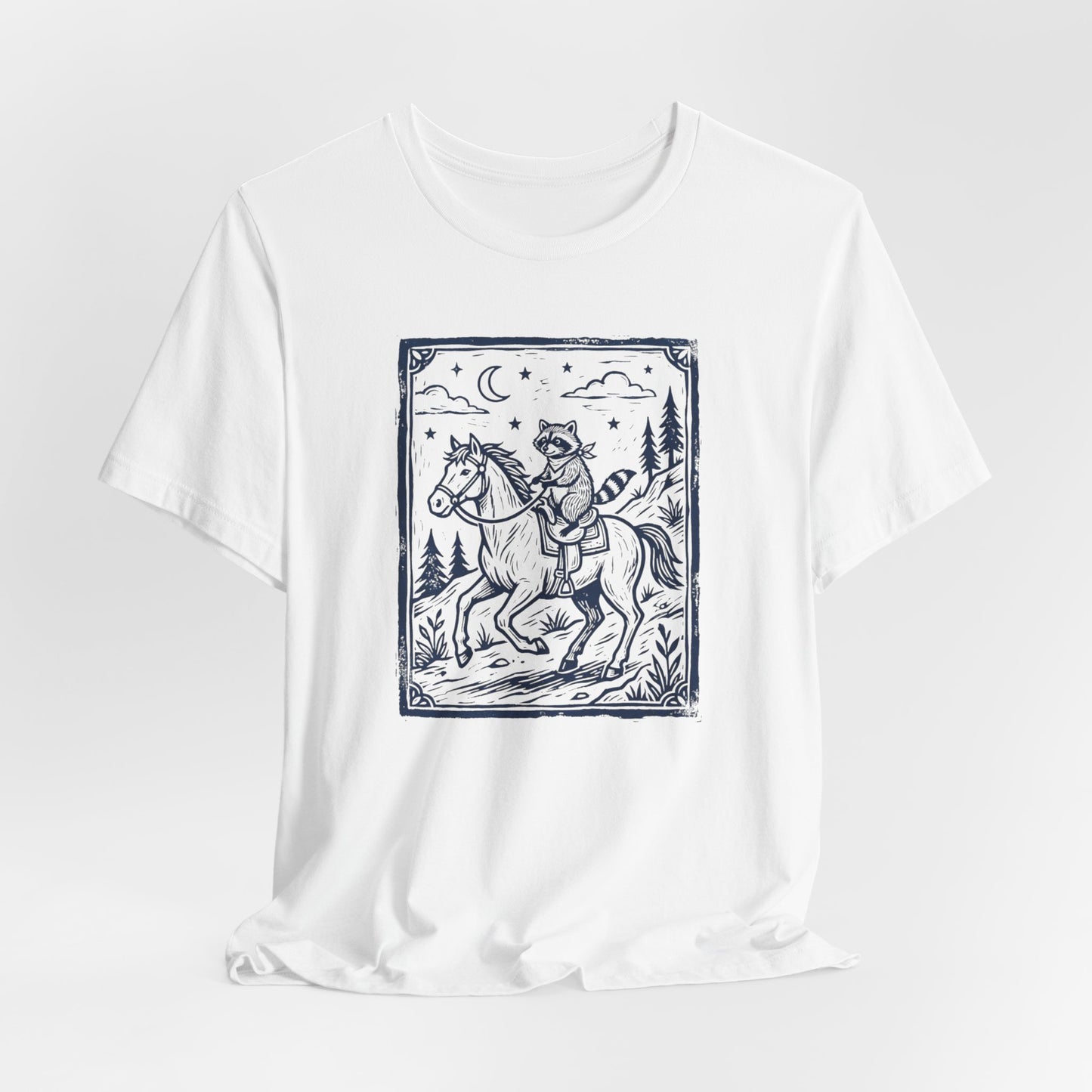 Raccoon Riding Horse T-Shirt
