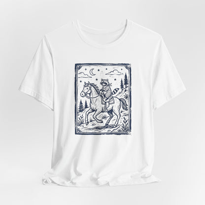 Raccoon Riding Horse T-Shirt