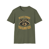 My B.A.C. Is Higher Than Illinois Taxes T-Shirt — Funny Raccoon Drinking Shirt
