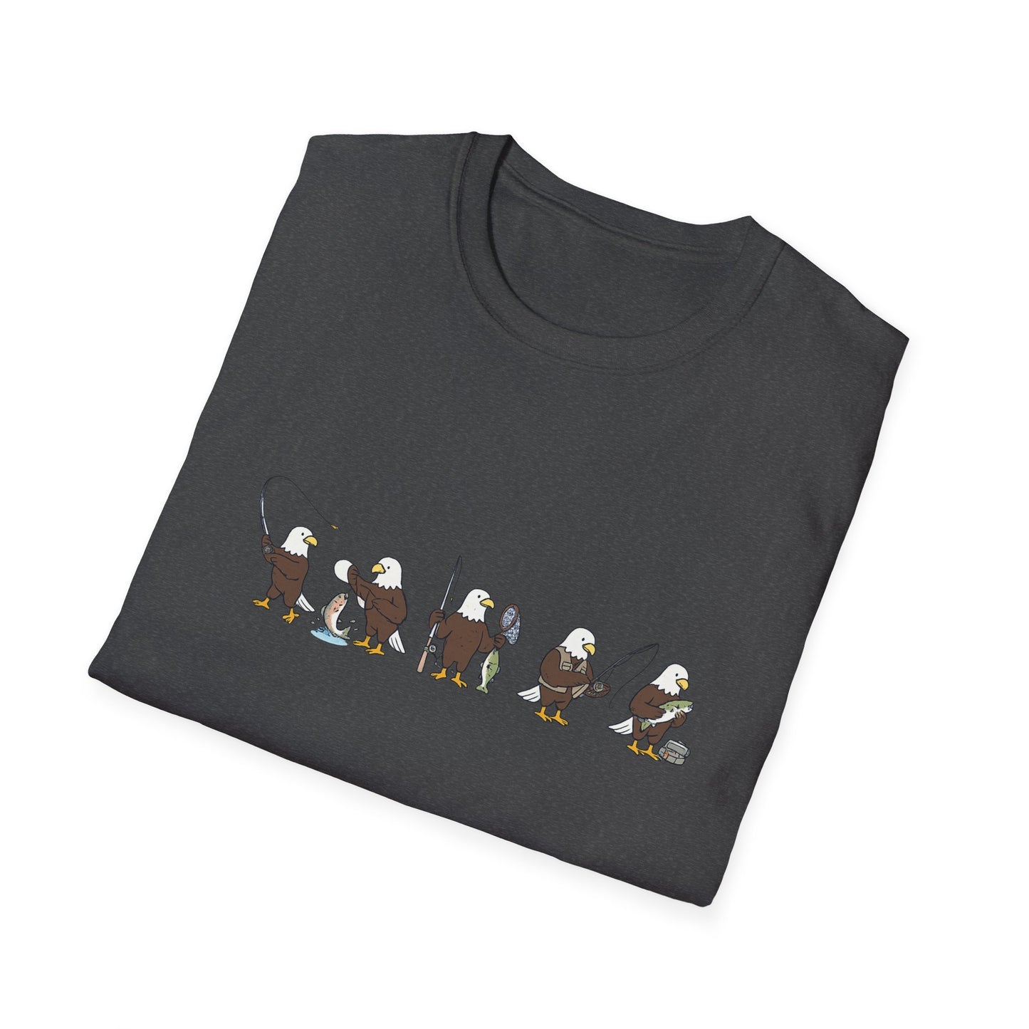 Bald Eagle Fishing Shirt