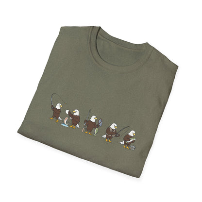 Bald Eagle Fishing Shirt