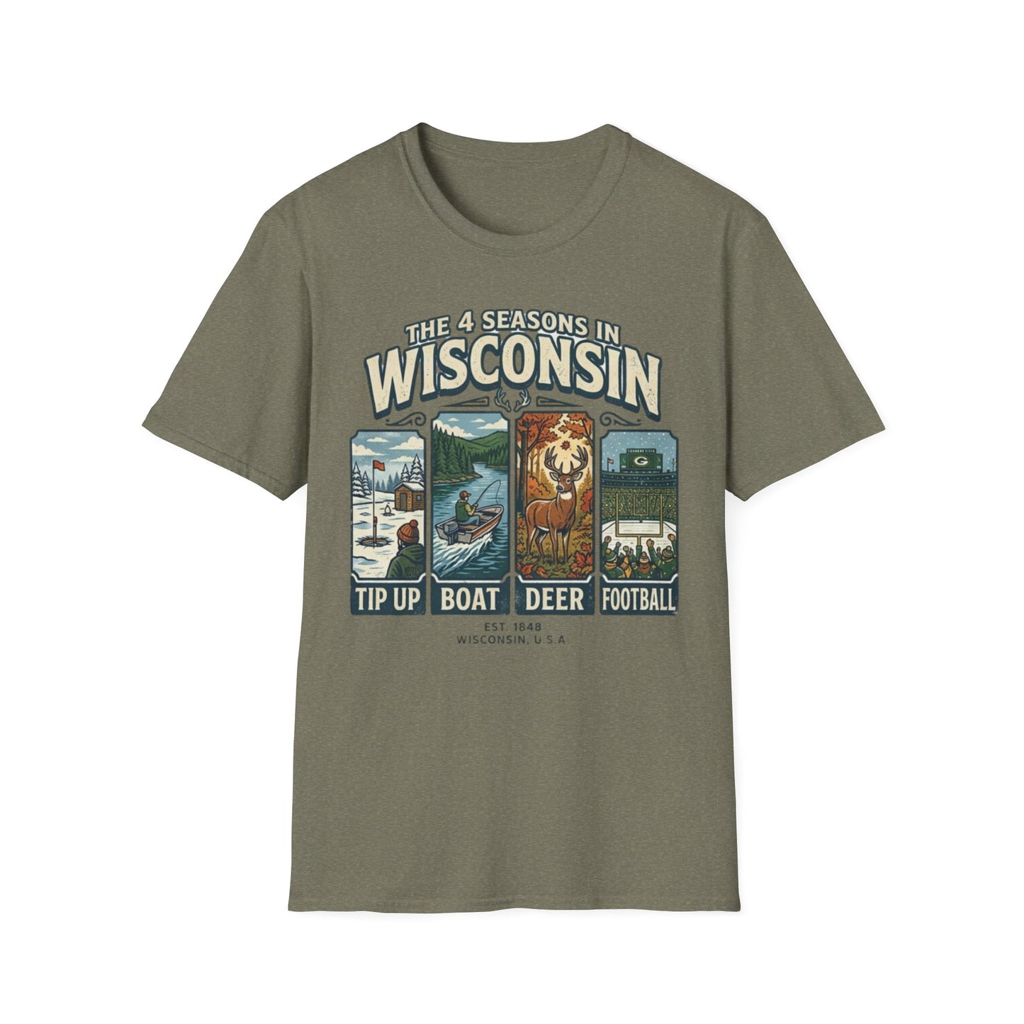 The 4 Seasons in Wisconsin T-Shirt
