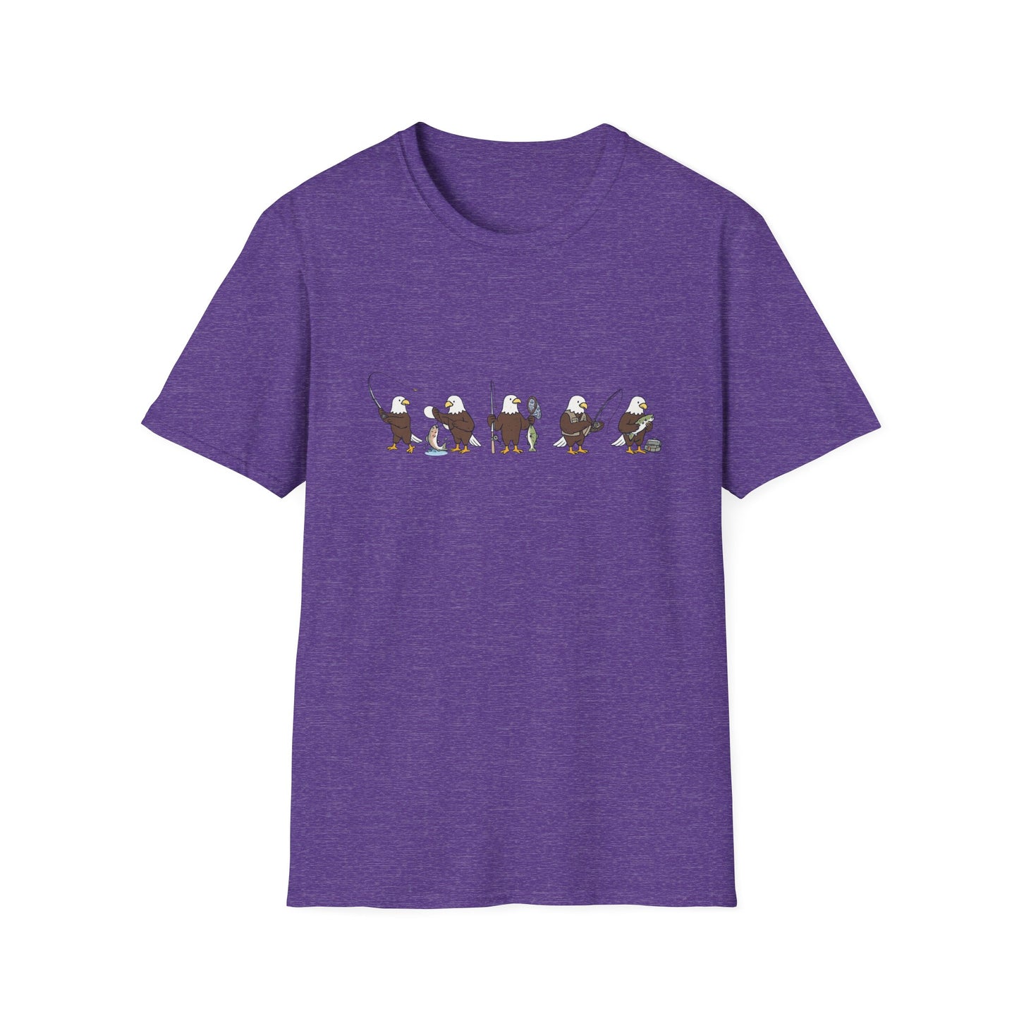 Bald Eagle Fishing Shirt