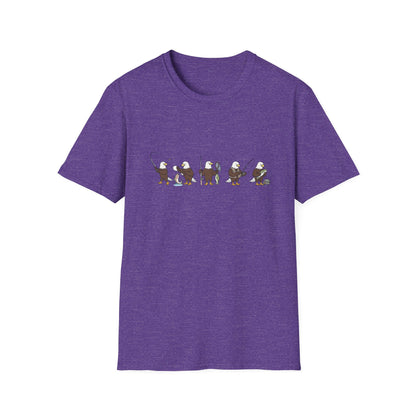 Bald Eagle Fishing Shirt