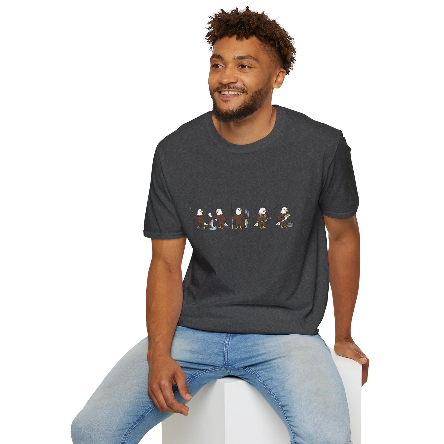 Bald Eagle Fishing Shirt