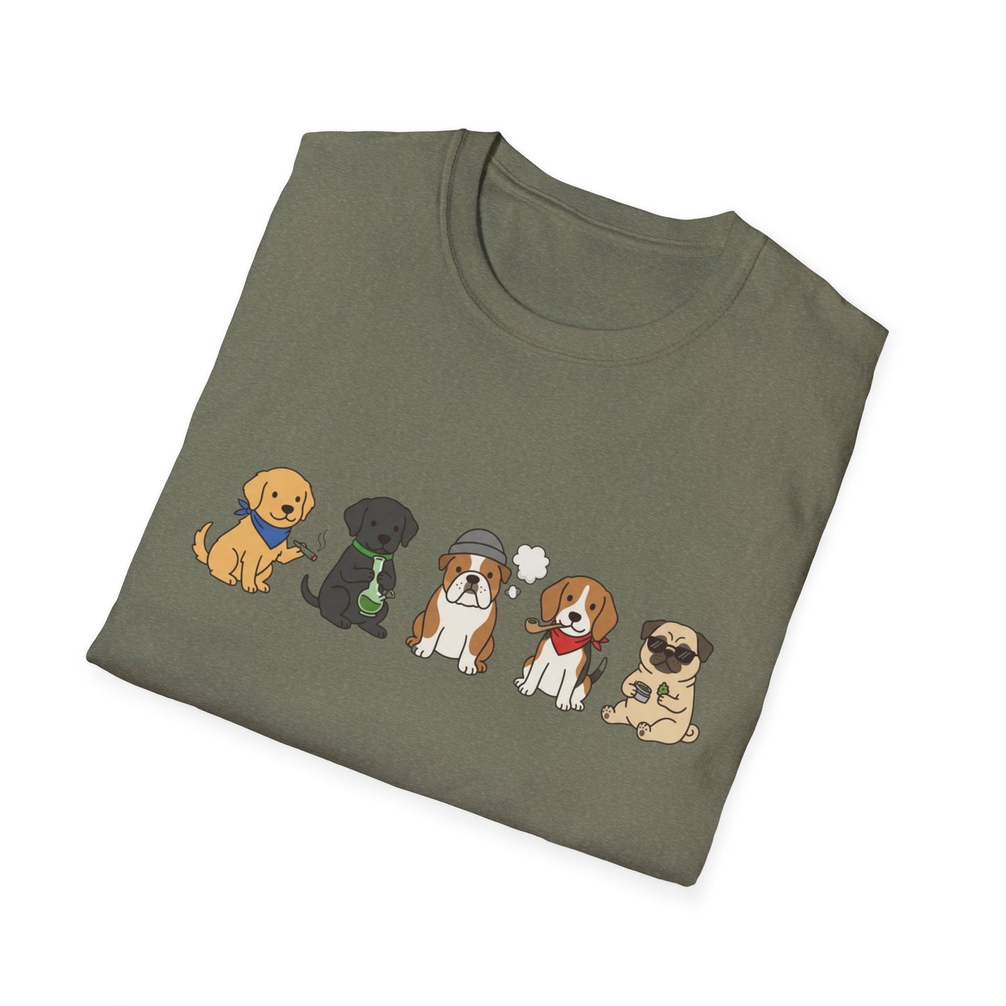 High Dogs Weed Shirt
