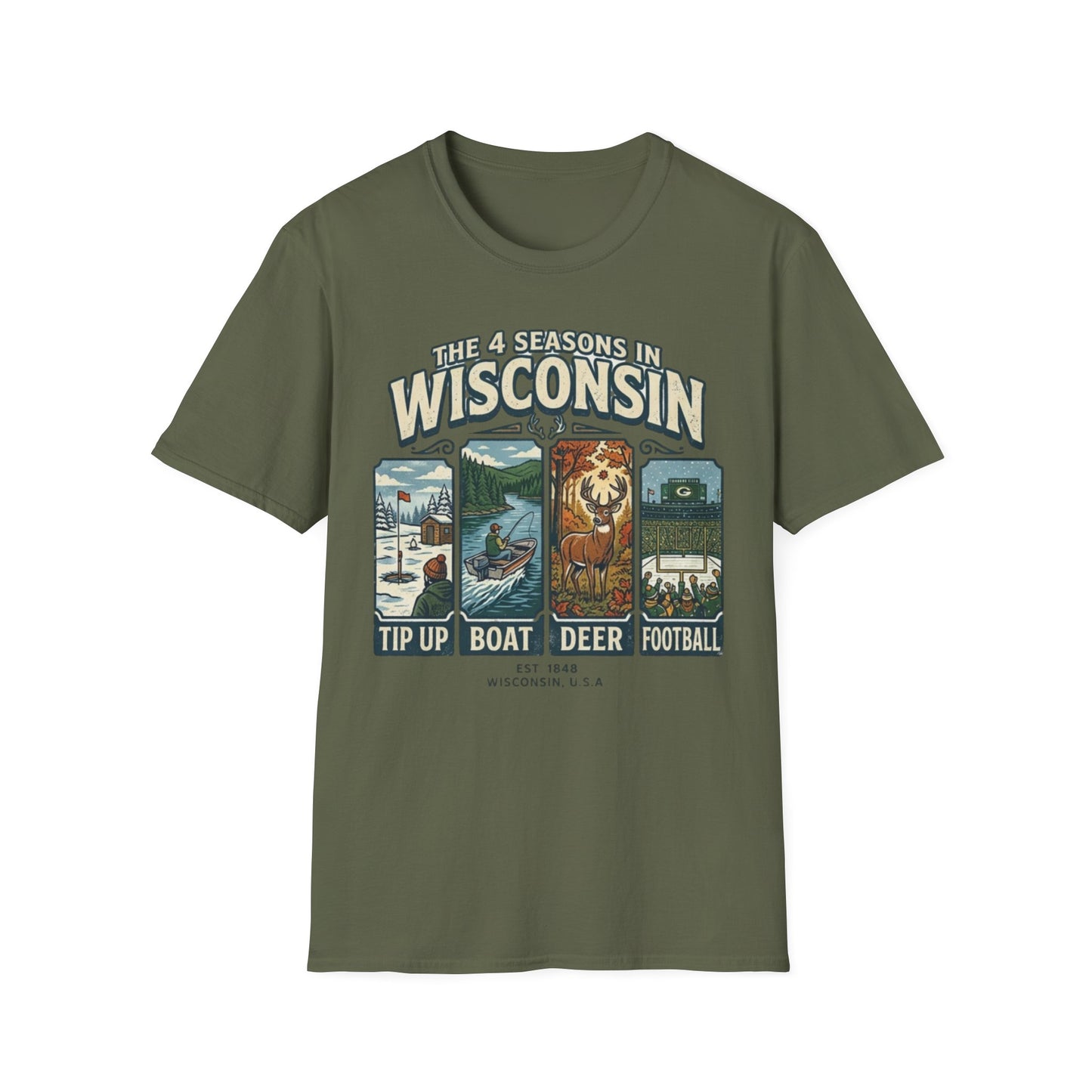 The 4 Seasons in Wisconsin T-Shirt