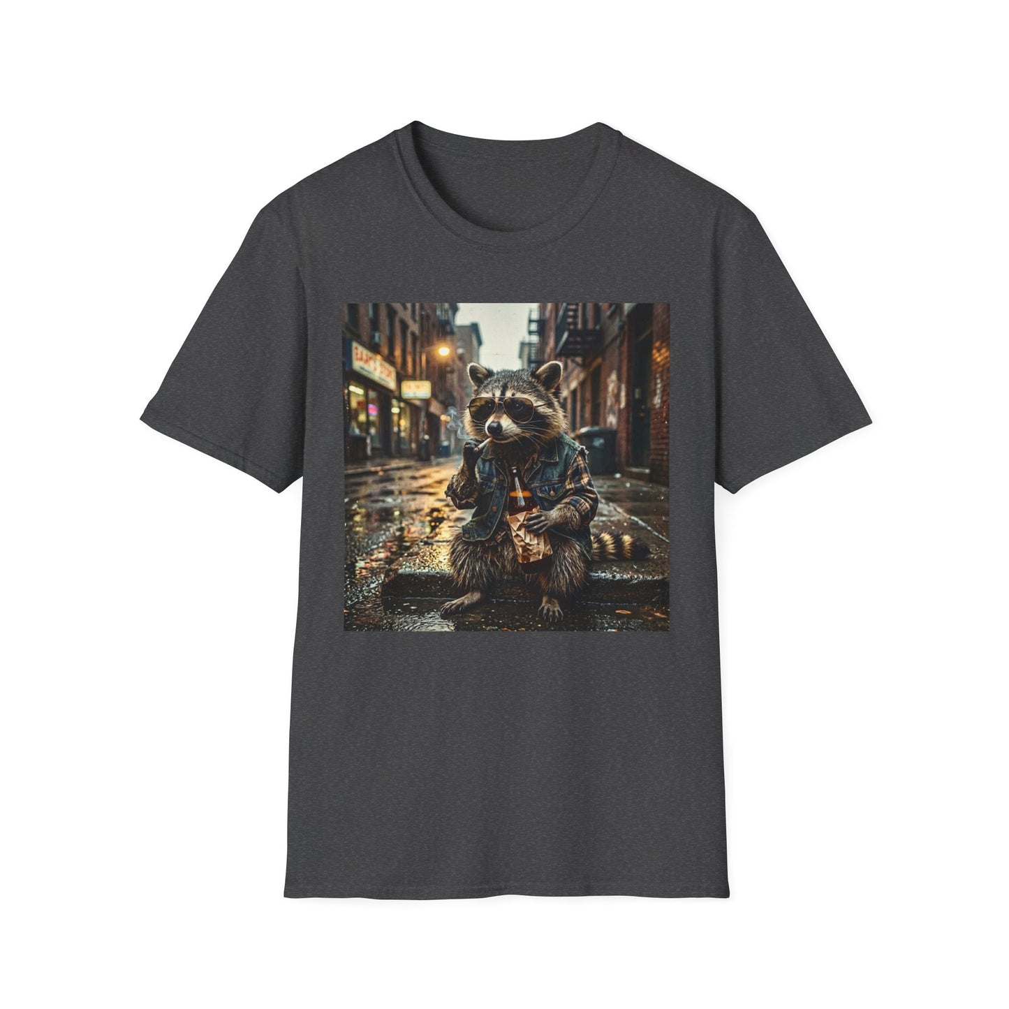 Smoking Raccoon Tee
