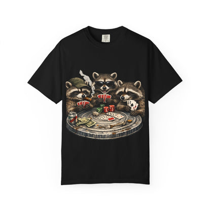 Raccoons Playing Poker T-Shirt