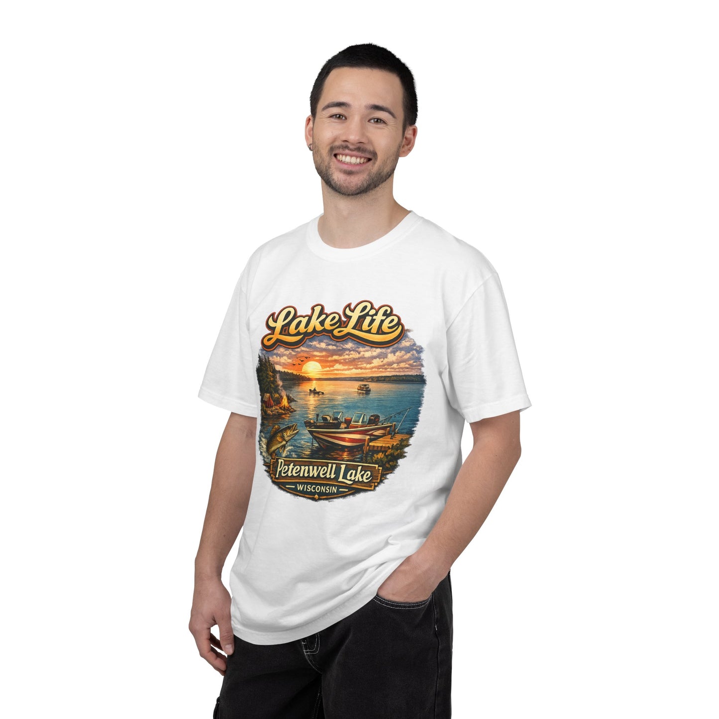 Lake Life T-Shirt – Petenwell Lake Wisconsin Vintage Tee
