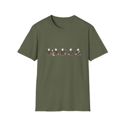 Bald Eagle Fishing Shirt