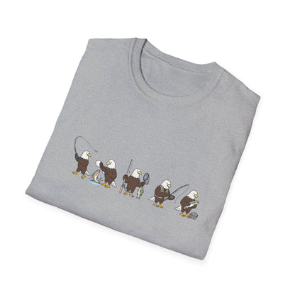 Bald Eagle Fishing Shirt