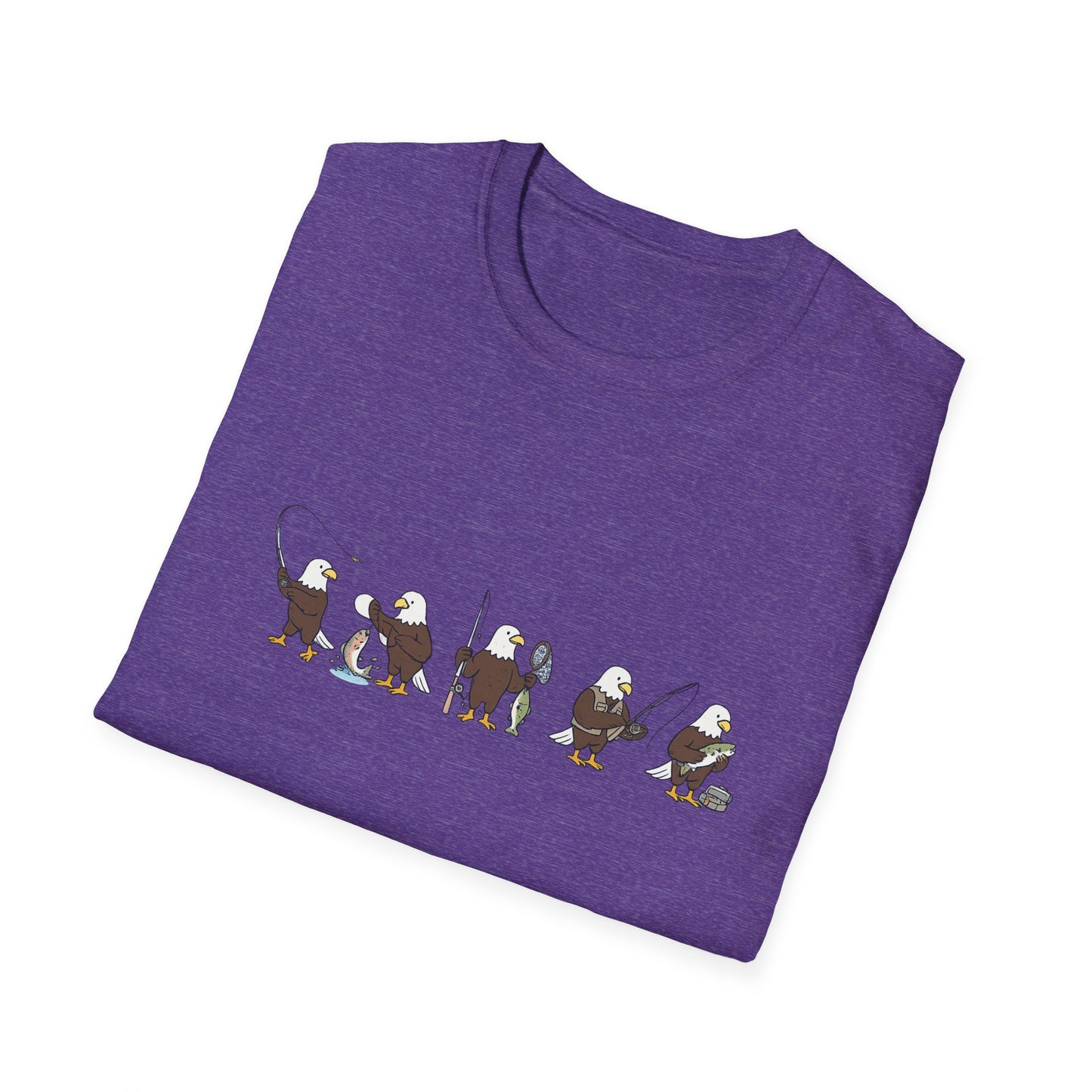 Bald Eagle Fishing Shirt