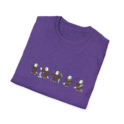 Bald Eagle Fishing Shirt