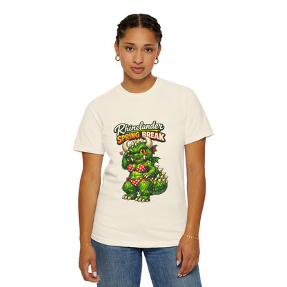Rhinelander Spring Break Hodag Bikini Shirt – Funny Wisconsin Cryptid Tee